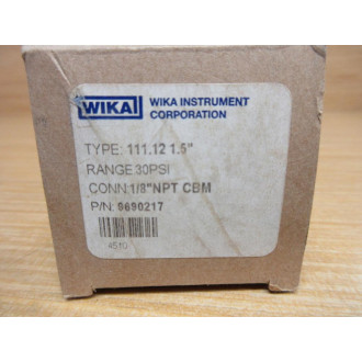 Wika 9690217 Pressure Gauge 111.12 1.5"