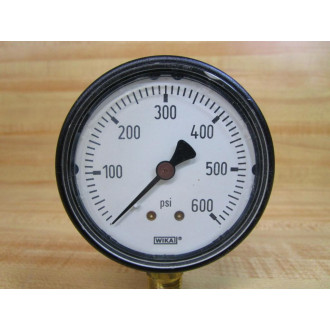 Wika 9693750 Pressure Gauge 4VB85 0-600 PSI
