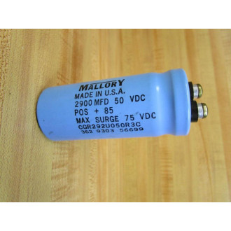 Mallory CGR292U050R3C Capacitor - Used