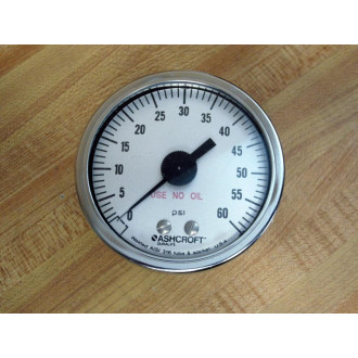 Ashcroft 251009SW02BXAPUC6B Gauge 0-60 PSI 2.5"