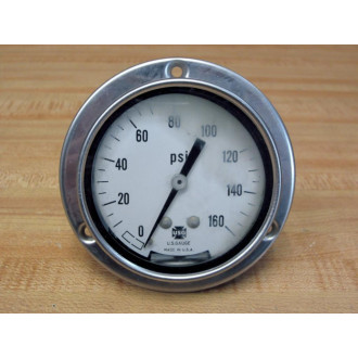 Ametek USG BU-2457-FS 2.5 " Filled Pressure Gauge 160 PSI