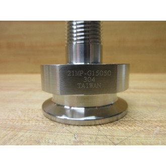 Tri Clover 21MP-G15050 Stainless Steel Adapter 21MPG15050 - New No Box