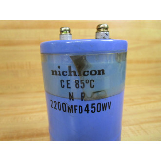 Nichicon NR Capacitor 2200 MFD 450 WV - Used