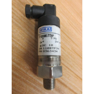 Wika 8363434 Pressure Transmitter W Connector