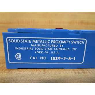 ISSC 1220-3-A-1 Proximity Limit Switch 12203A1 Min 6VA Max 35VA