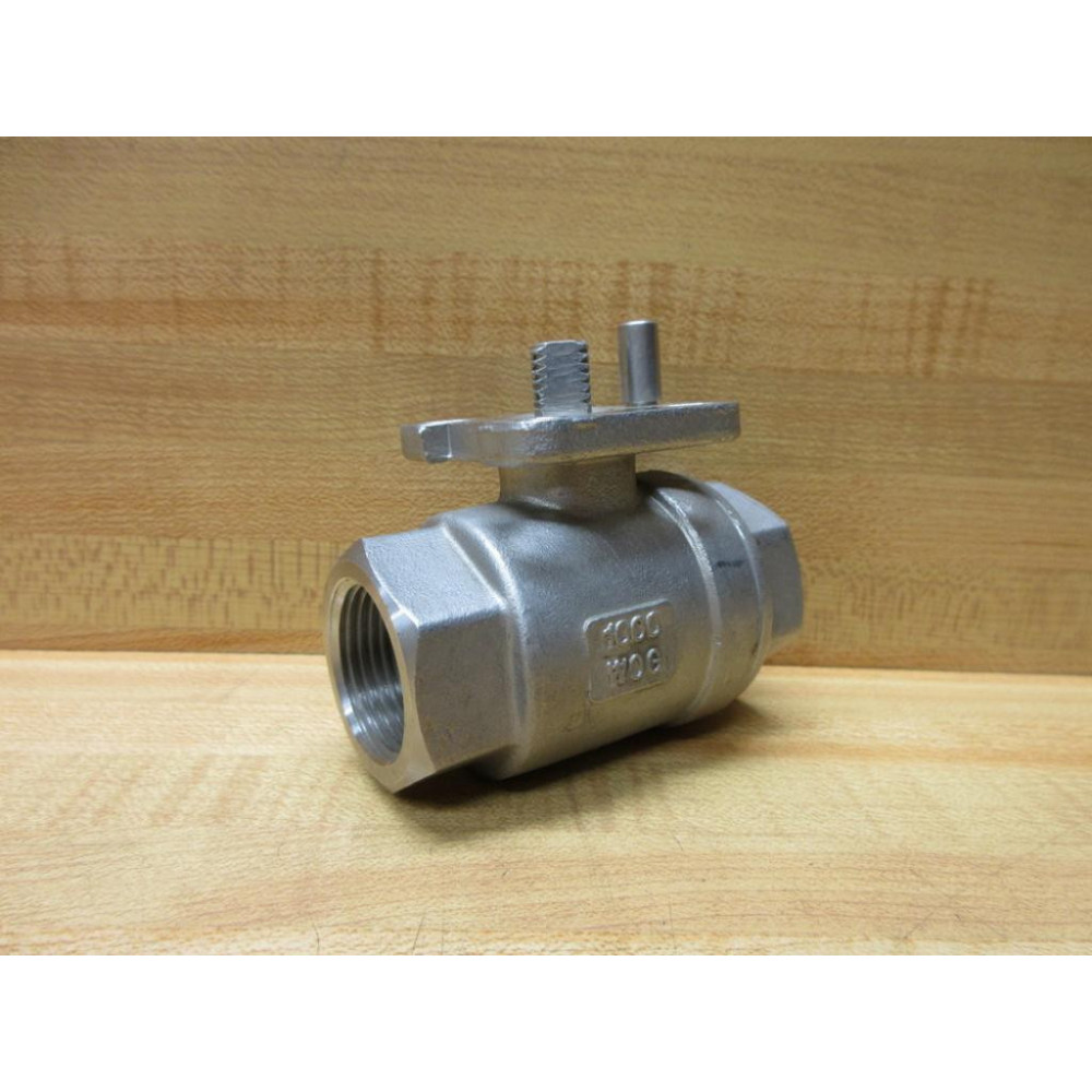 1000WOG Stainless Steel Ball Valve F03F04 - New No Box