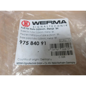 Werma 975 840 91 Tube Base 97584091