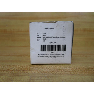 Grainger 4FLZ7A Pressure Gauge 4FLZ7