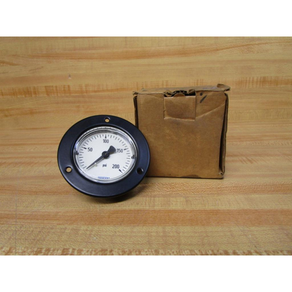 Wika 0-200PSI Pressure Gauge 0-200 Panel Mount