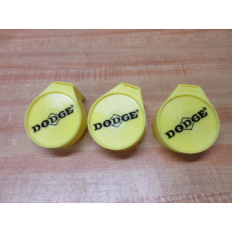 Dodge EC-203-P Bearing End Cap 128200 (Pack of 3) - New No Box