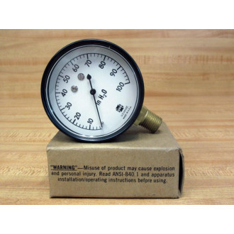 USG 100-inH20 2.5" 0-100 in H20 Pressure Gauge