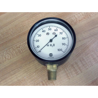 USG 100-inH20 2.5" 0-100 in H20 Pressure Gauge