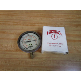 Winters Q700 Vacuum Gauge LFBR 4" 30" HG-0 VACKPA