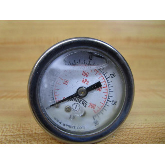Winters PFQ1122 Pressure Gauge