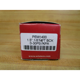 Winters PEM1400 Pressure Gauge (Pack of 2)