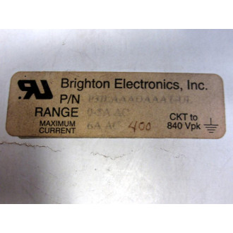 Brighton P3ILAAADAAAT-UL AC Amp Gauge P3ILAAADAAATUL