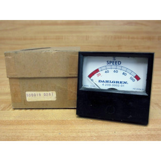Dahlgren 4-209-0002-01 Speed Gauge 9338