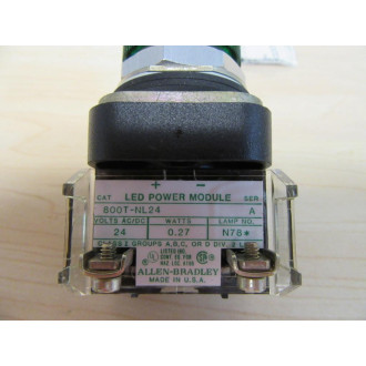Allen Bradley 800T-QL24G Pilot Light 800TQL24G