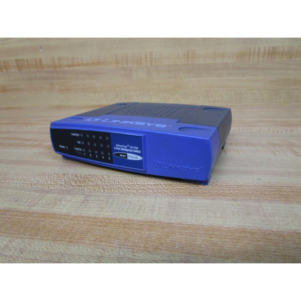 Linksys EZXS55W Etherfast Workgroup Switch 10100 - Used