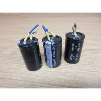 Mallory LP Jamicon Capacitor 4700µF 63V (Pack of 3) - Used