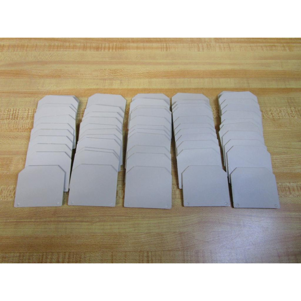 Weidmuller WAP 1635 WTW 2.54610 End Plate (Pack of 55) - New No Box