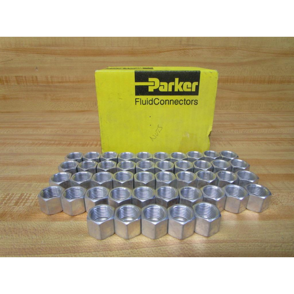 Parker 6BL-S 6BLS Steel Nut Bag Of 10 (Pack of 45)