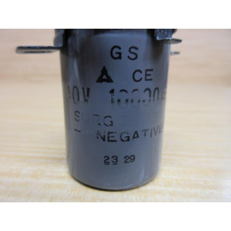 Matsushita GS CE Aluminum Electrolytic Capacitor 10V 10000µF, W Bracket - Used
