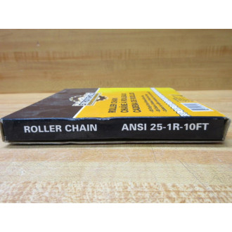 Stronghold 60200 Fastenal Roller Chain 25-1R 10' Length 25-1R-10FT
