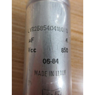 ICAR LVR2585404180G Capacitor LVR2585404180G 4µF - Used