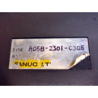 Fanuc A05B-2301-C305 Teach Pendant Enclosure Only wKeypad, S SW + E-Stop - Used