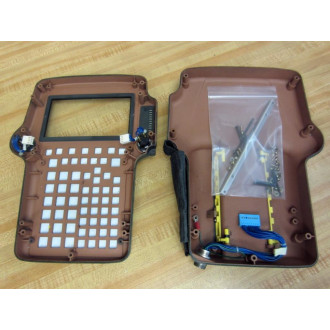 Fanuc A05B-2301-C305 Teach Pendant Enc.Only wNew Keypad, SSW + E-Stop - Used