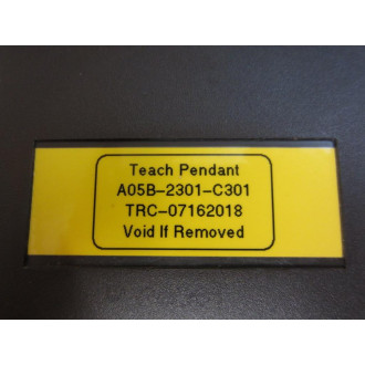Fanuc A05B-2301-C301 Pendant A05B2301C301 Enclosure Only wKPD,SSW+E-Stop - Used
