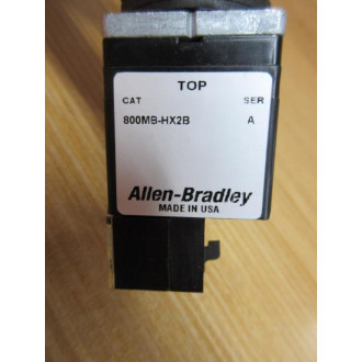 Allen Bradley 800MB-16HX2B Operator For Selector Switch W800M-XD1 - Used