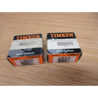 Timken B-2816-0H Torrington Needle Roller Bearing (Pack of 2)