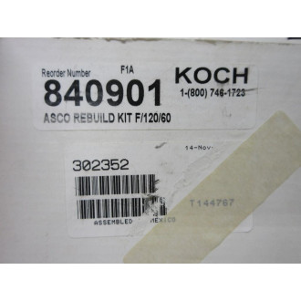 Koch 302352 Asco Rebuild Kit F1260