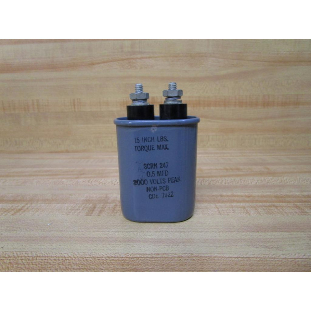 Cornell Dubilier SCRN 247 Capacitor SCRN247 - Used