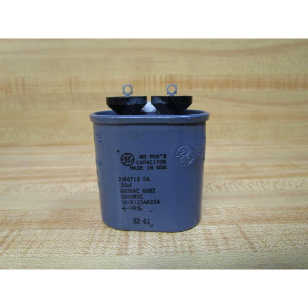 General Electric 26F6713 GE Capacitor 26F6713FA 2000 VDC - Used General Electric 26F6713 GE Capacitor 26F6713FA 2000 VDC - Used