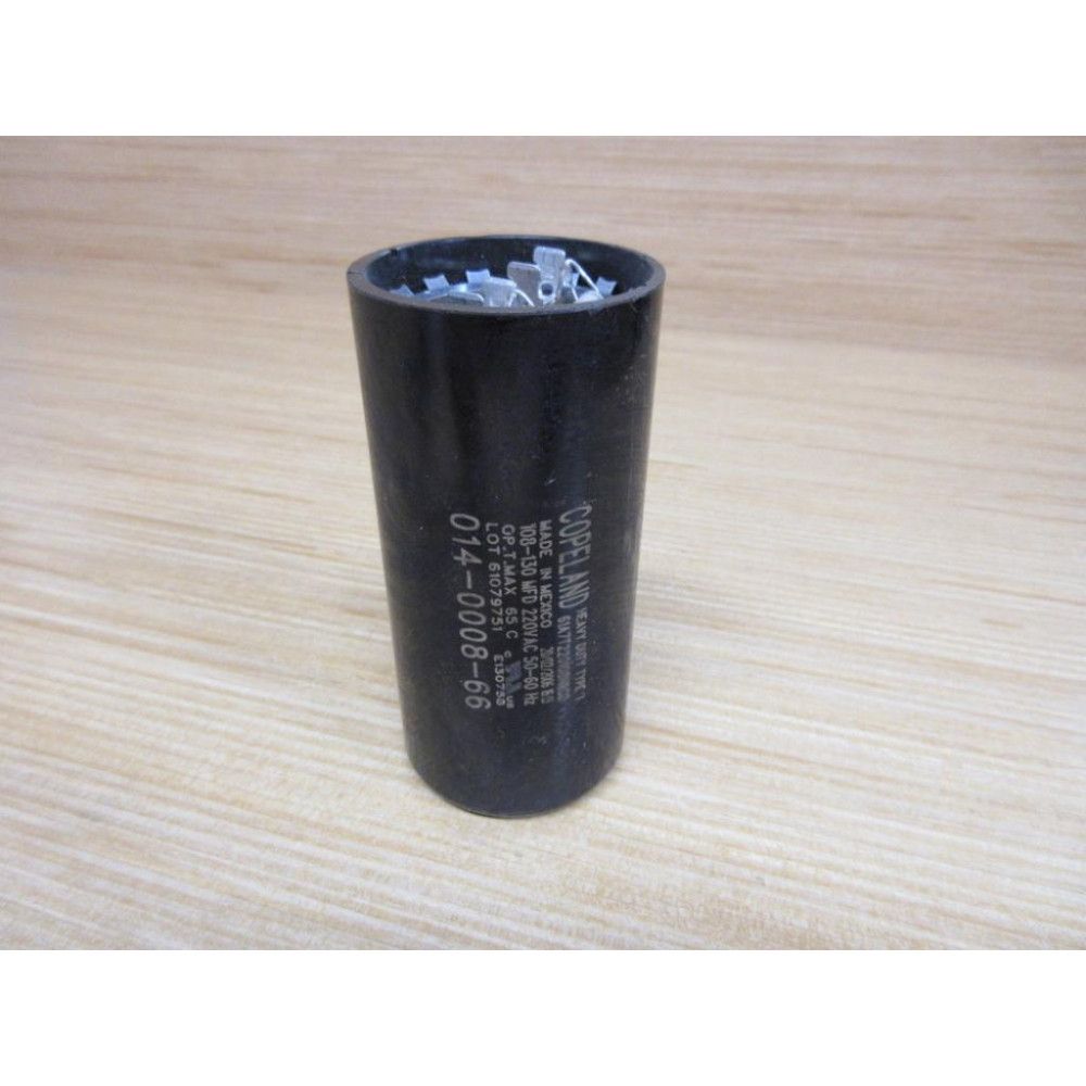 Copeland 014-0008-66 Capacitor 014000866 - Used Copeland 014-0008-66 Capacitor 014000866 - Used