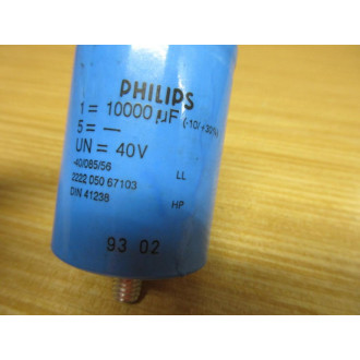 Philips 2222 050 67103 Capacitor 222205067103 - Used