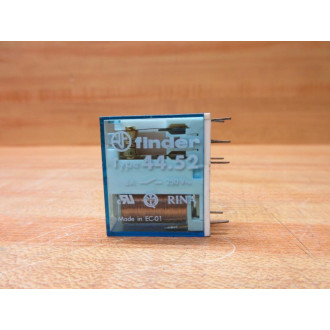 Finder 44.52-24V DC Relay 44.52-24VDC - New No Box