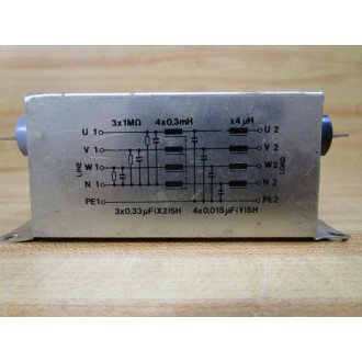 Schaffner FN 354-405 Power Line Filter FN354405 - Used