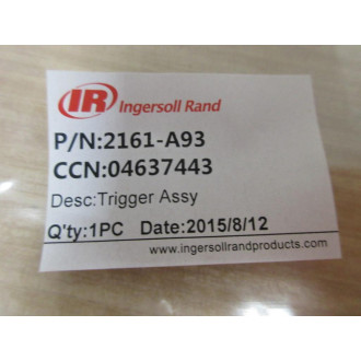 Ingersoll Rand 2161-A93 Trigger Assembly 2161A93
