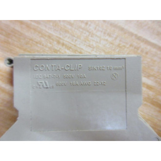 Contra Clip SIK 10Z10 Terminal Block SIK 10Z 500V 10AMP (Pack of 7) - New No Box