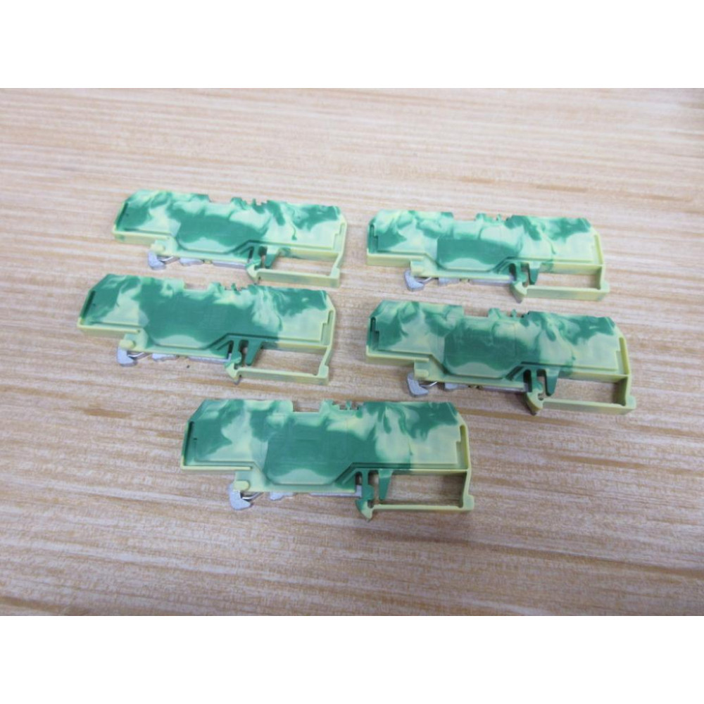 Wago 281-657 Grounding Terminal Block 281657 (Pack of 5) - New No Box