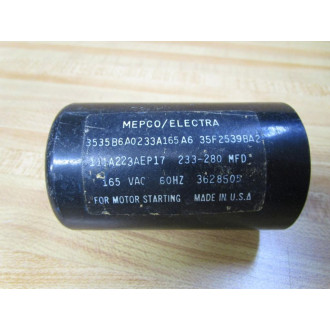 MepcoElectra 3535B6A0233A165A6 Capacitor 35F2539BA2 - Used