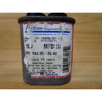 AmRad Engineering V200037-106 Capacitor 123171 - Used