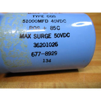 Aerovox M 36201026 Capacitor CGS - Used