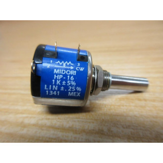 Midori HP-16 Potentiometer HP16 1KΩ ±5% - New No Box