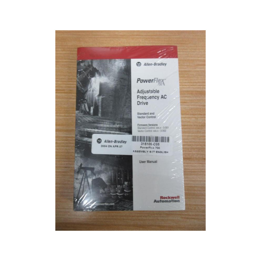 Allen Bradley 315109-C05 PowerFlex 700 AC Drive Manual & Guide Set