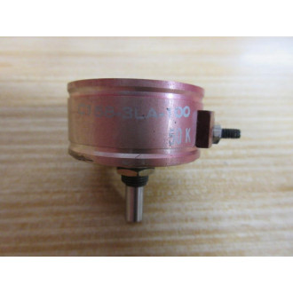 Voltronics C158-3LA-100 Potentiometer C1583LA100 50KΩ - Used